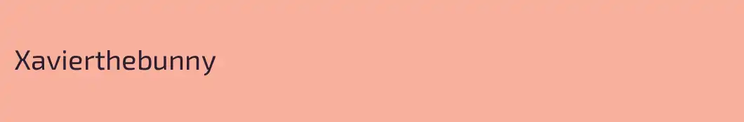 Xavierthebunny