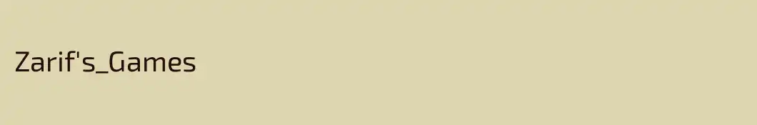 Zarif's_Games