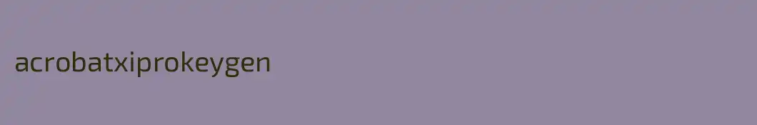 acrobatxiprokeygen