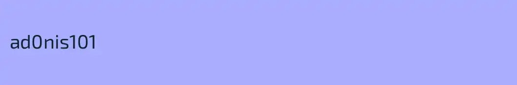ad0nis101