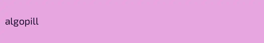 algopill