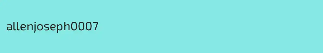 allenjoseph0007