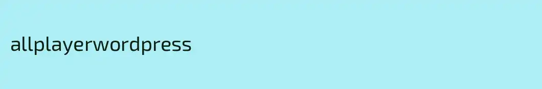 allplayerwordpress
