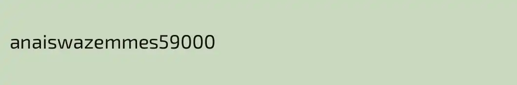anaiswazemmes59000