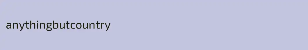 anythingbutcountry