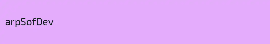 arpSofDev
