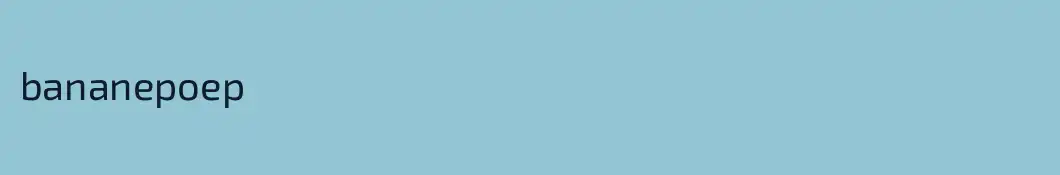 bananepoep