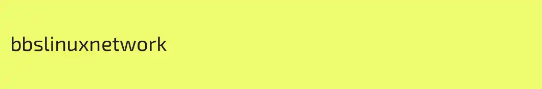 bbslinuxnetwork