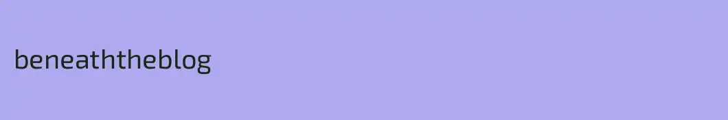 beneaththeblog