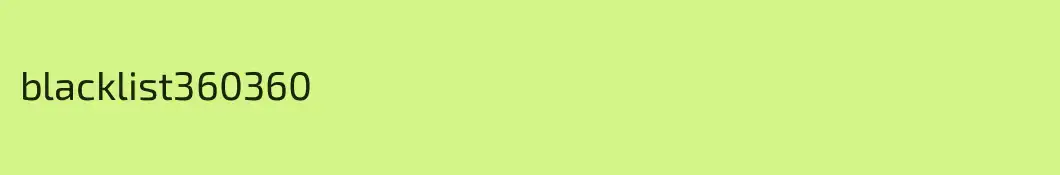 blacklist360360