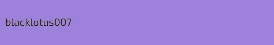 blacklotus007