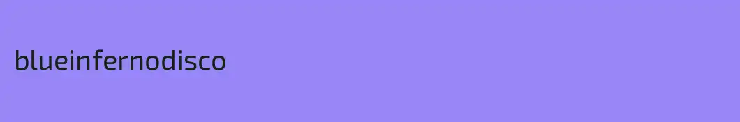 blueinfernodisco