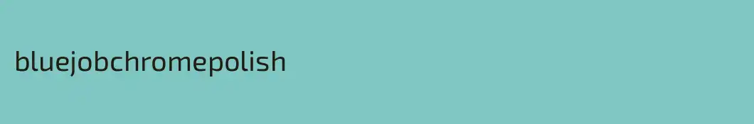 bluejobchromepolish