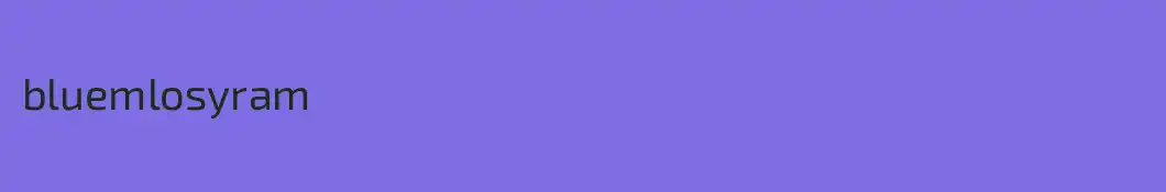 bluemlosyram