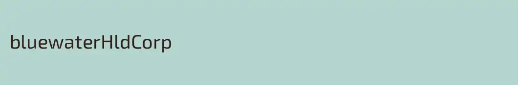 bluewaterHldCorp