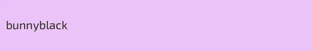 bunnyblack
