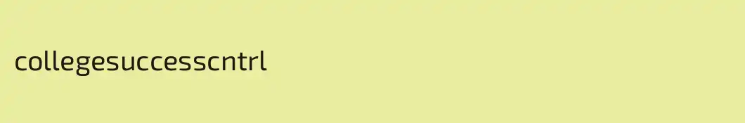 collegesuccesscntrl