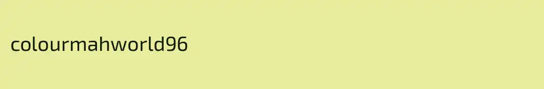 colourmahworld96