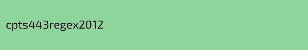 cpts443regex2012