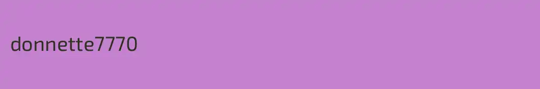 donnette7770
