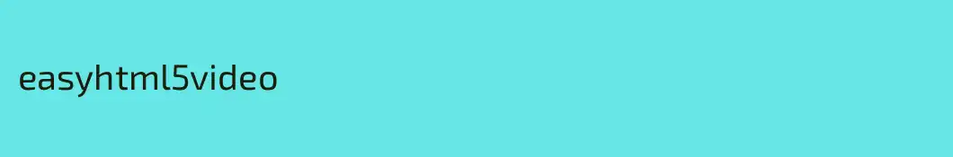 easyhtml5video