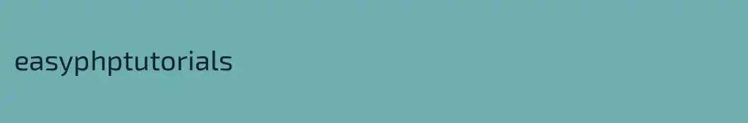 easyphptutorials