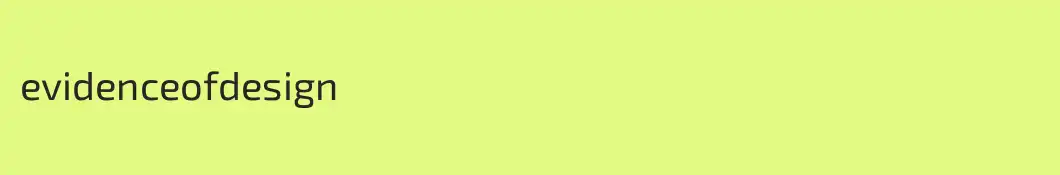 evidenceofdesign