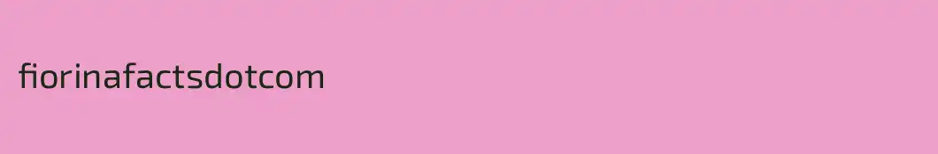 fiorinafactsdotcom
