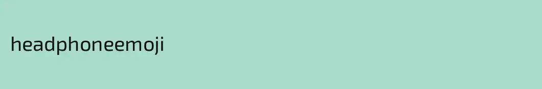 headphoneemoji