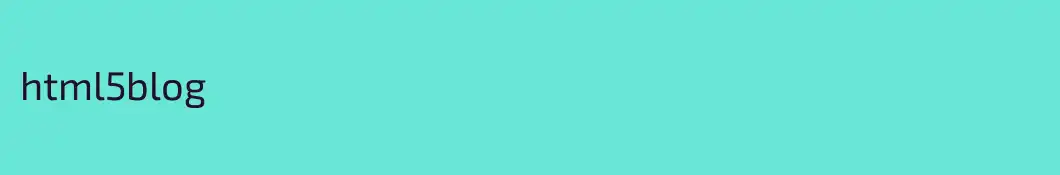 html5blog