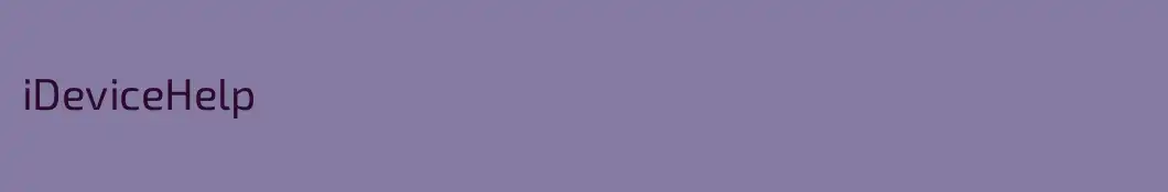 iDeviceHelp