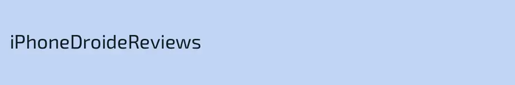 iPhoneDroideReviews