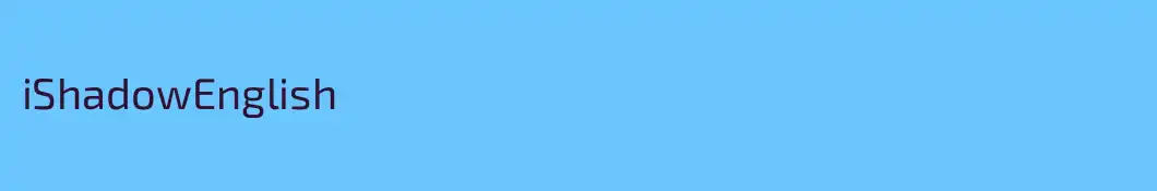 iShadowEnglish