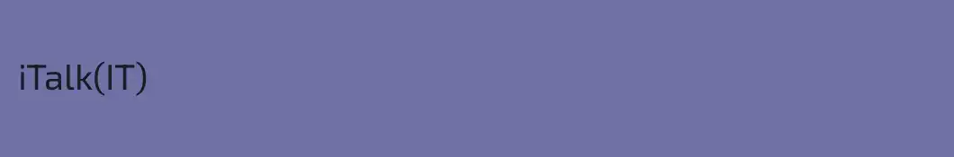 iTalk(IT)