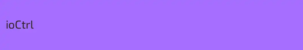 ioCtrl