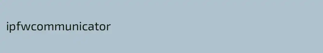 ipfwcommunicator