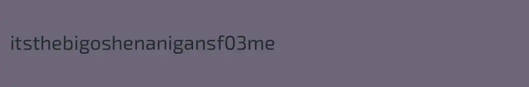itsthebigoshenanigansf03me