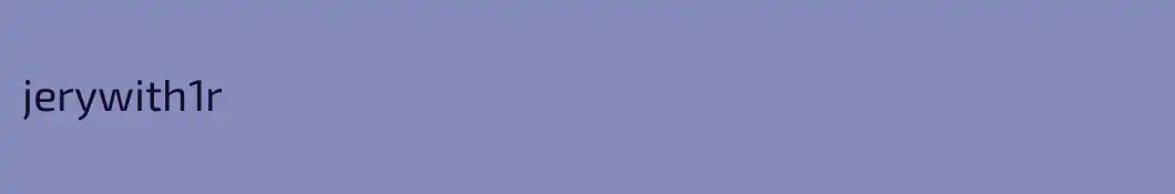 jerywith1r