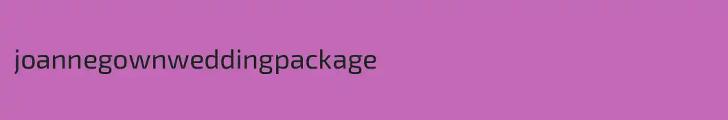 joannegownweddingpackage