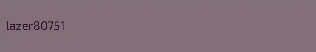 lazer80751