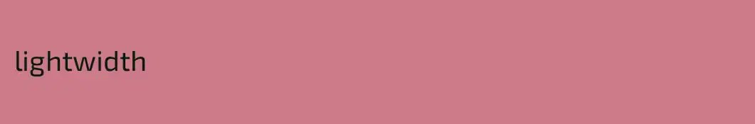 lightwidth
