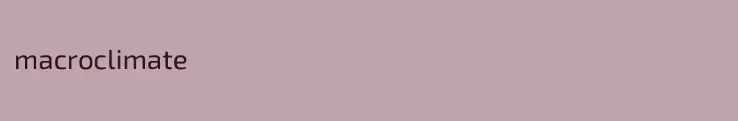 macroclimate