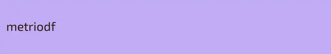 metriodf