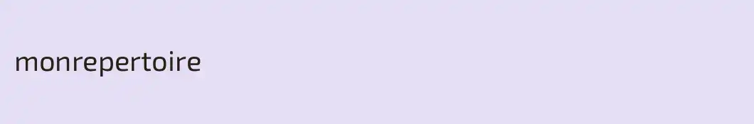 monrepertoire