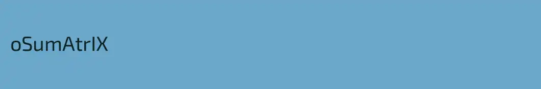 oSumAtrIX