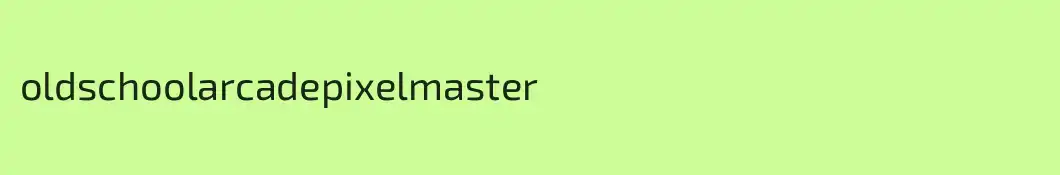 oldschoolarcadepixelmaster