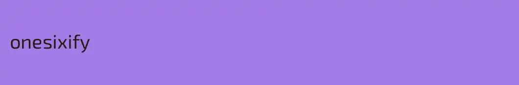 onesixify