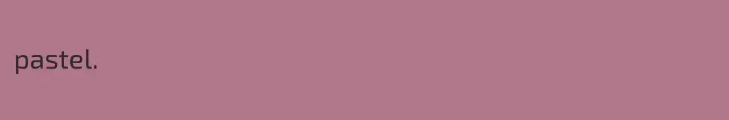 pastel.