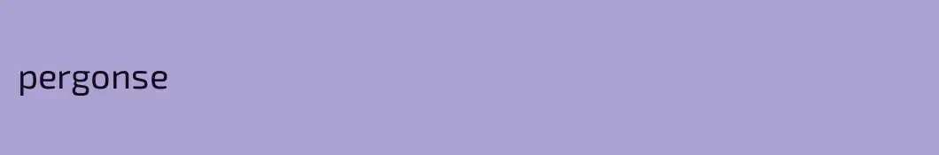 pergonse