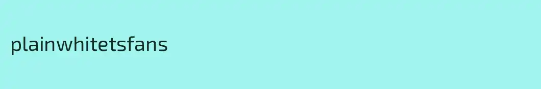 plainwhitetsfans